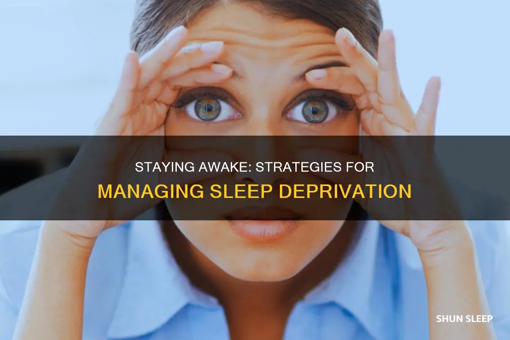 how to stay awake all day after little sleep