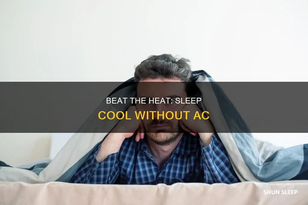 how to stay cool when sleeping without ac