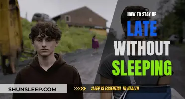 Staying Up Late: Strategies for Staying Awake and Alert