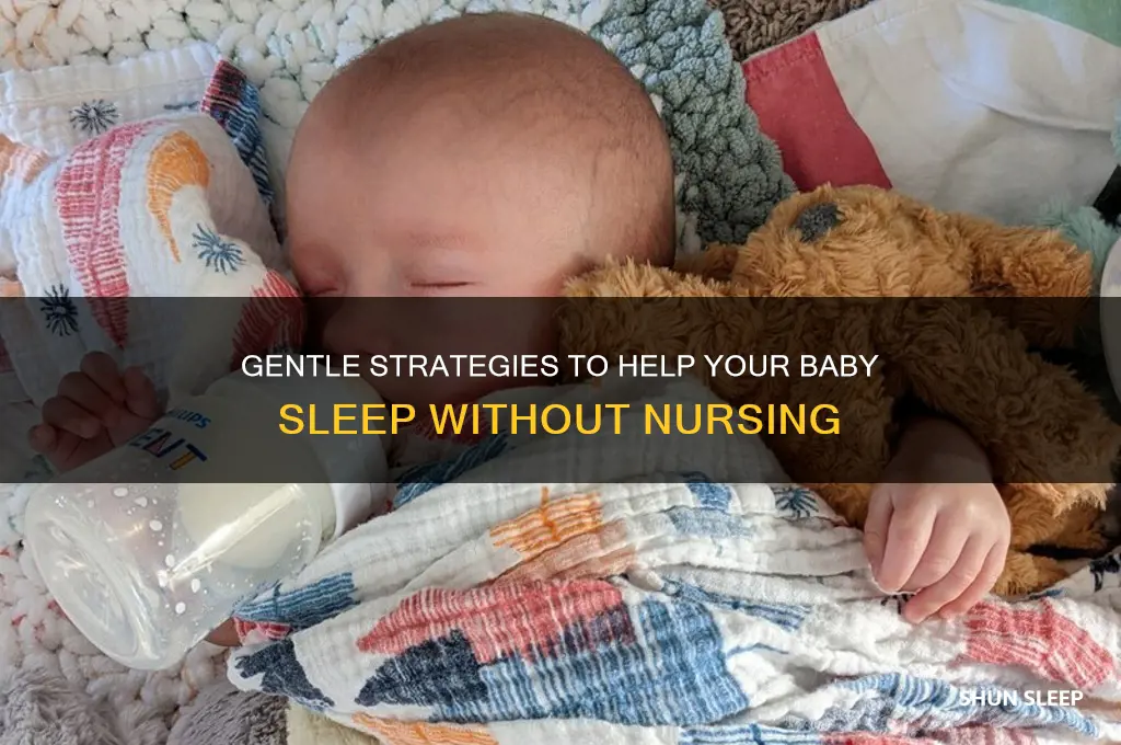 how to stop a baby from nursing to sleep