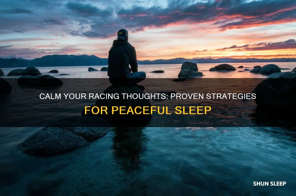 how to stop a whirling mind to get to sleep