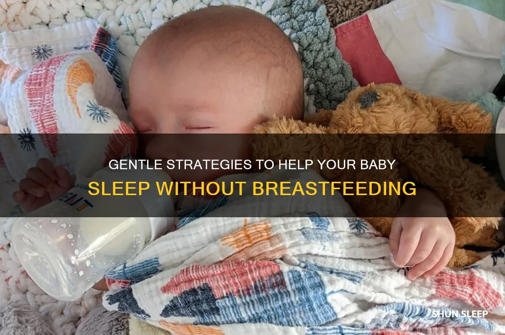 how to stop baby from needing breast to sleep