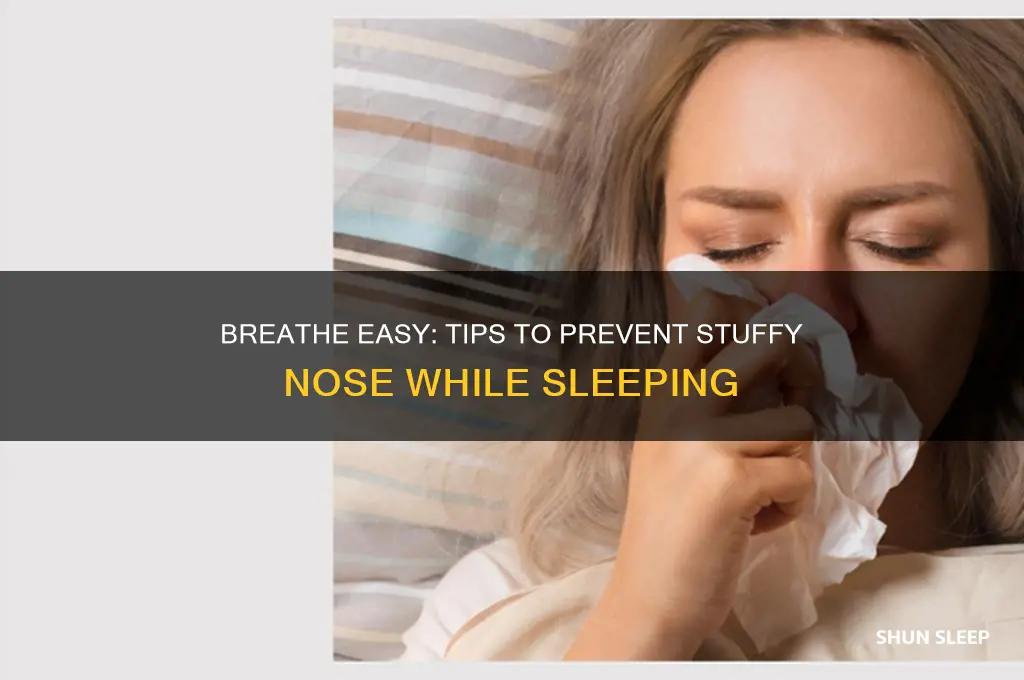 how to stop getting stuffy jose whole sleeping