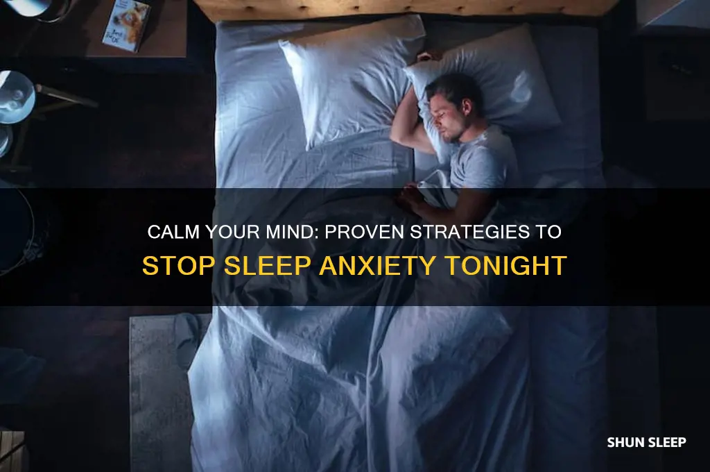how to stop worrying about not getting to sleep