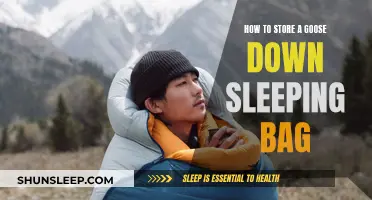 Goose Down Sleeping Bag: Care and Storage Tips