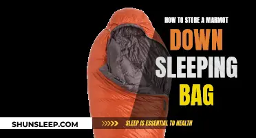 Keep Your Marmot Down Sleeping Bag Like New