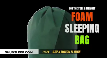 Memory Foam Sleeping Bag: Easy Storage Tips