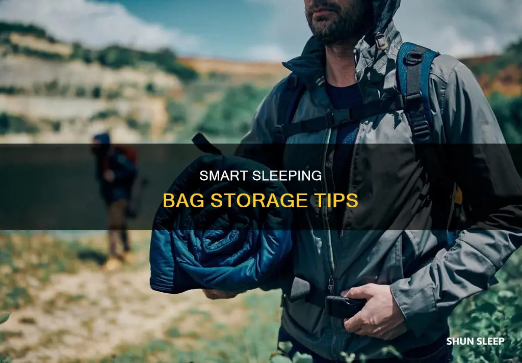 how to store a sleeping bag