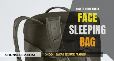 The North Face Sleeping Bag: Storage Tips