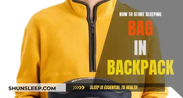 Backpack Sleeping Bag Storage: Tips and Tricks
