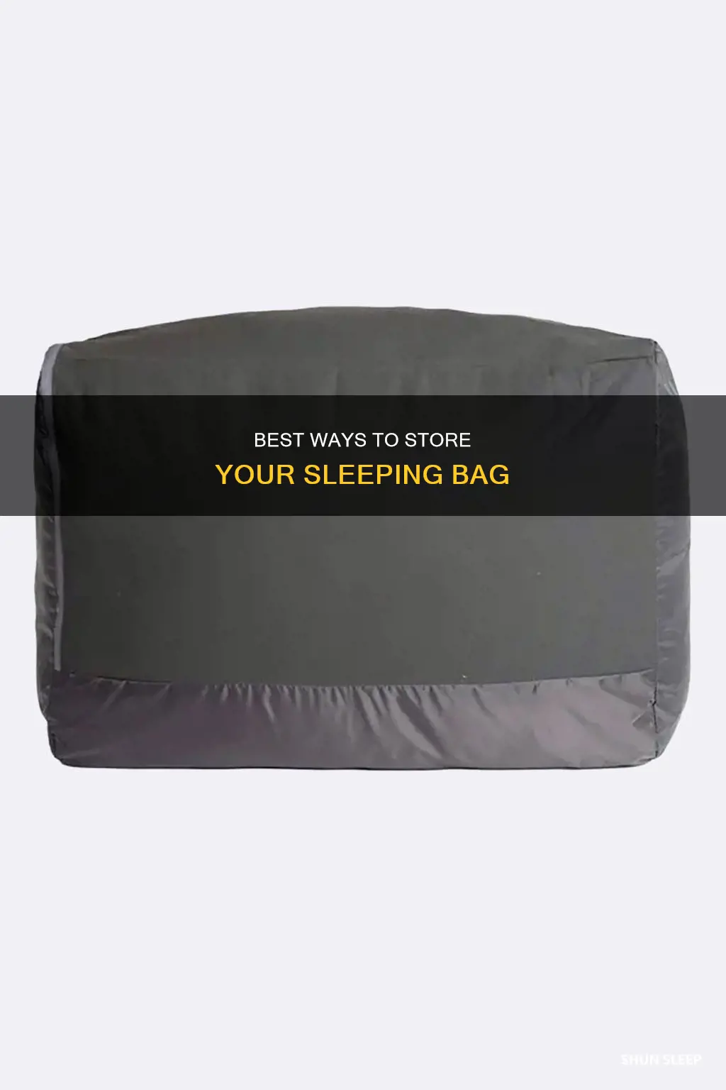 how to store sleeping bag rei