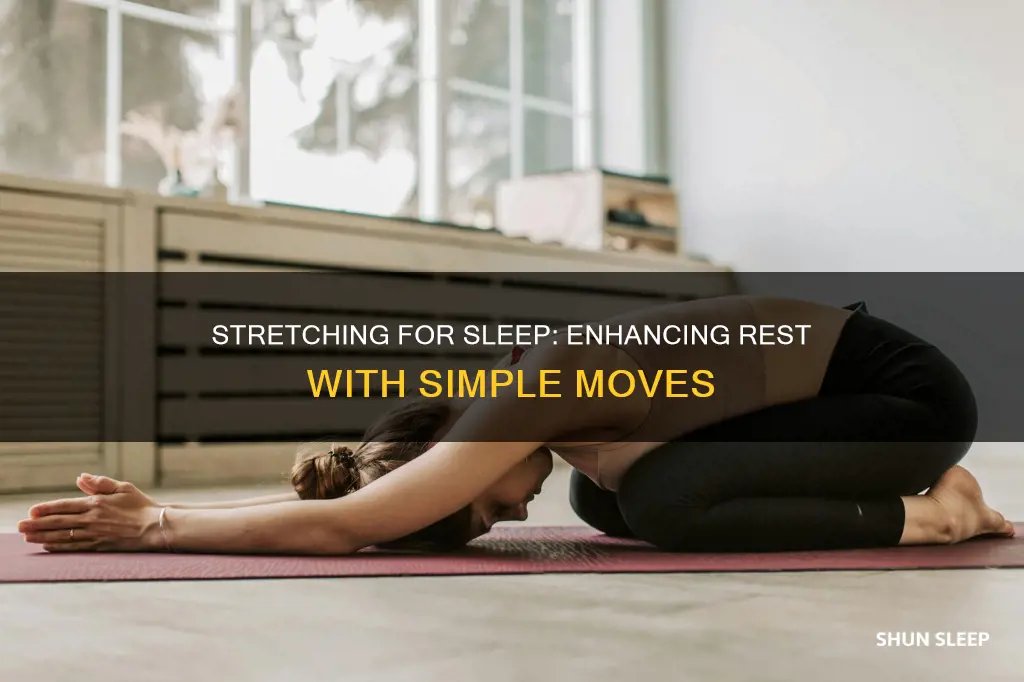 how to stretch for better sleep
