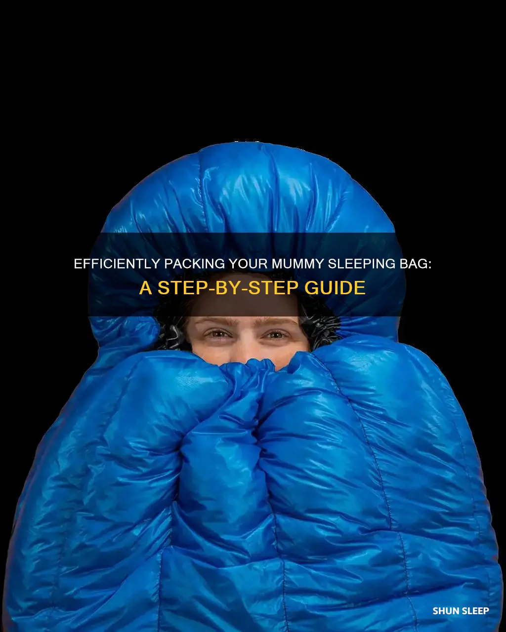 how to stuff a mummy sleeping bag