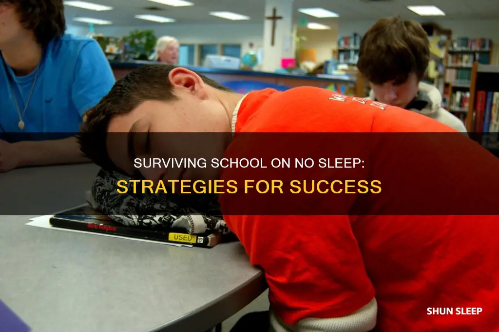 how to survive a day of school with no sleep