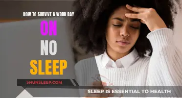 Surviving Work on No Sleep: Strategies for a Productive Day