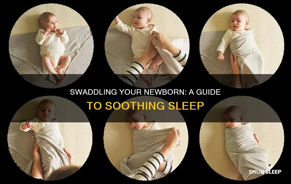 how to swaddle a newborn to sleep