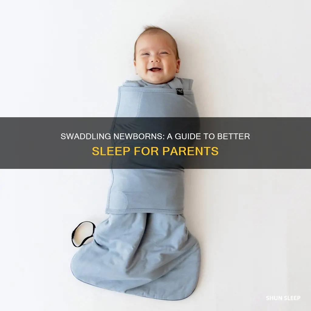 how to swaddle newborn for sleep