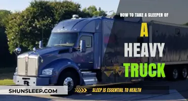 Mastering the Art of Sleeping in a Truck's Sleeper