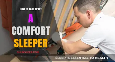 Disassembling Your Comfort Sleeper: A Step-by-Step Guide
