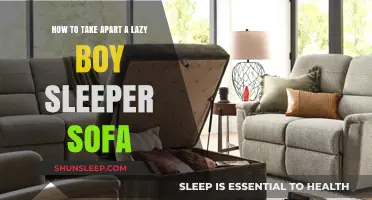 Disassembling a Lazy Boy Sleeper Sofa: A Step-by-Step Guide