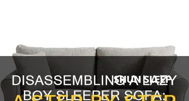 how to take apart a lazy boy sleeper sofa