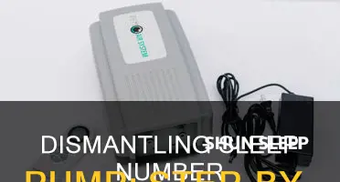 how to take apart a sleep number pump