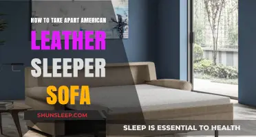 Leather Sleeper Sofa Disassembly Guide