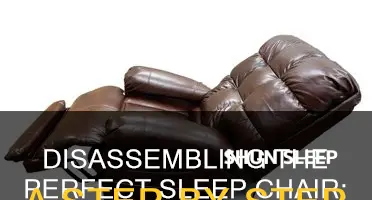 how to take apart perfect sleep chair