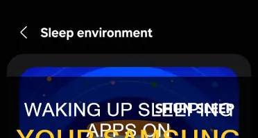 how to take apps out of deep sleep samsung