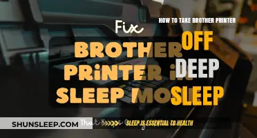 Awakening Your Brother Printer: Escaping Deep Sleep Mode