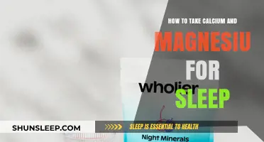 Calcium and Magnesium: A Natural Sleep Remedy
