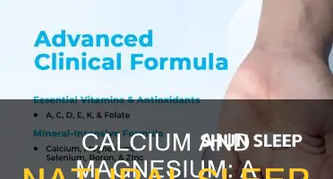 how to take calcium and magnesium for sleep