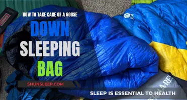 Goose Down Sleeping Bag: Care and Maintenance Tips