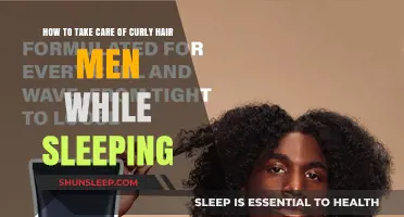 Curly-Haired Men: Nighttime Hair Care Routine