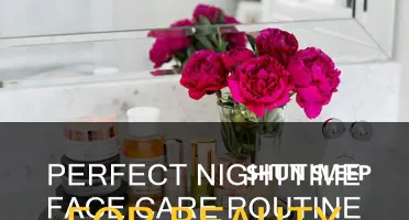 how to take care of face before sleeping