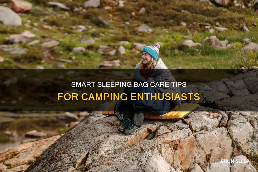 how to take care of sleeping bags