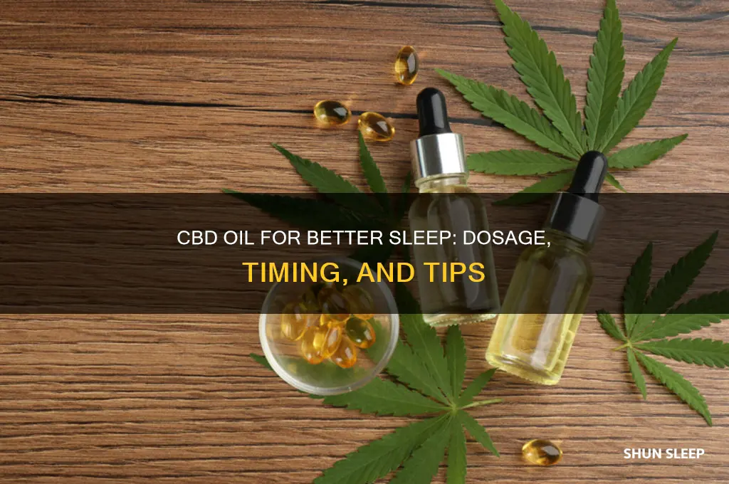 how to take cbd oil to help sleep