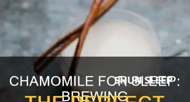 how to take chamomile for sleep