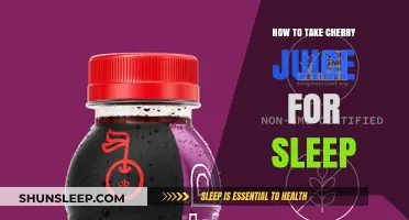 Cherry Juice for Sleep: A Natural Remedy