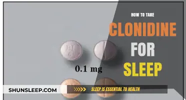 Clonidine for Sleep: Dosage and Effectiveness
