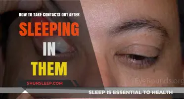 Removing Contacts After Sleeping: A Step-by-Step Guide