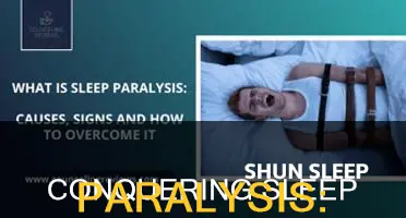 how to take control of sleep paralysis