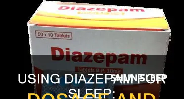 how to take diazepam for sleep