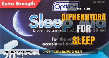 Diphenhydramine for Sleep: Dosage and Precautions