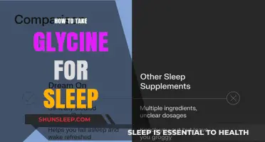 The Sleep-Promoting Benefits of Glycine
