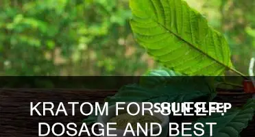 how to take kratom for sleep