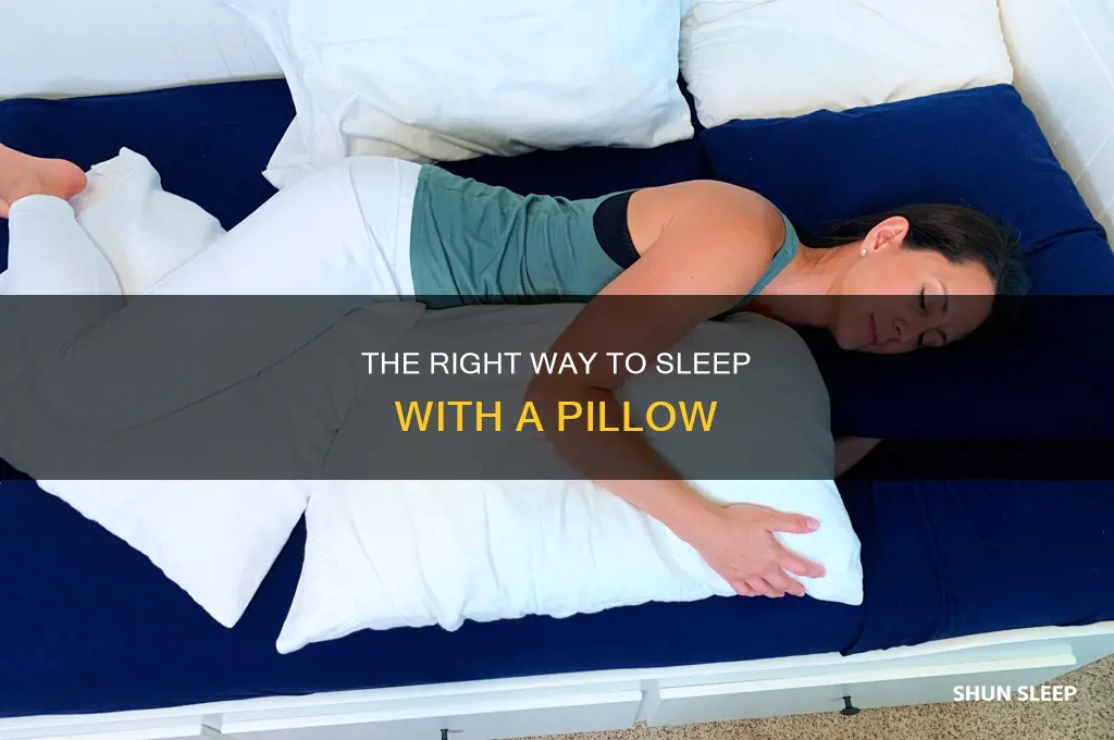 how to take pillow while sleeping