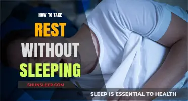 Taking a Break: Resting Without Sleep