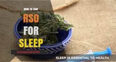 Utilizing RSO for Better Sleep