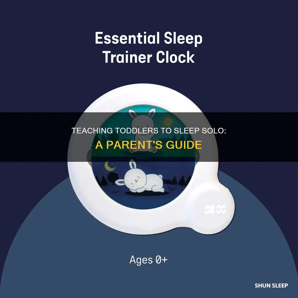 how to teach a 3 year old to sleep alone